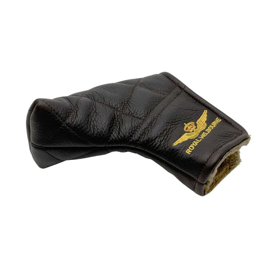 Royal Melbourne Fife Top Putter Cover - Blade - Brown