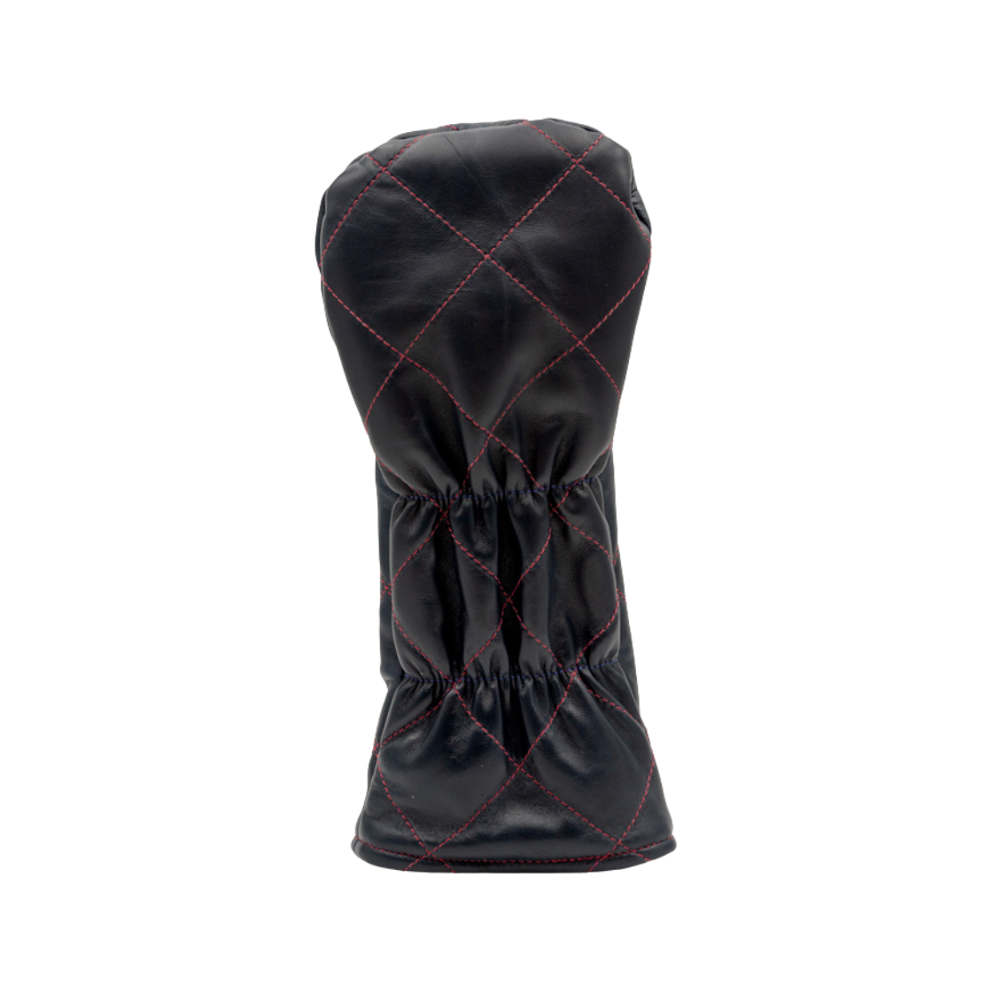 Royal Melbourne Leather Driver Cover - Navy/Red
