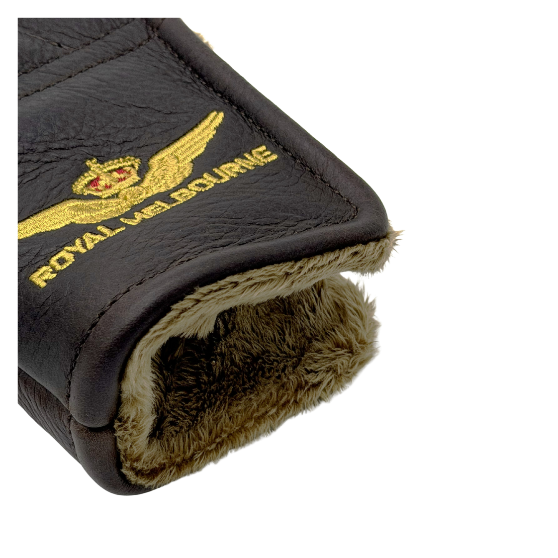 Royal Melbourne Fife Top Putter Cover - Blade - Brown
