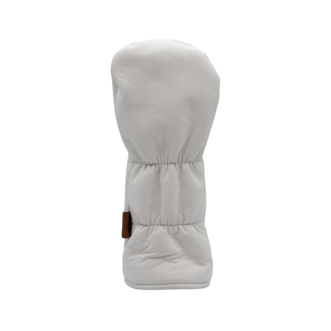 Royal Melbourne Leather Driver Cover - White