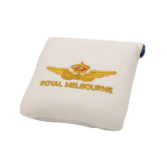 Royal Melbourne Sandbelt Putter Cover - Mallet - White