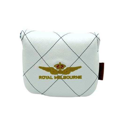 Royal Melbourne Fife Putter Cover - Center Shaft - White