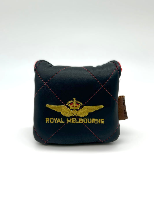 Royal Melbourne Leather Mallet Putter Cover - Fife - Navy