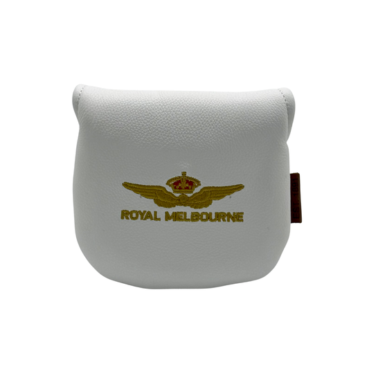 Royal Melbourne Sandbelt Putter Cover - Center Shaft - White