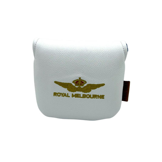 Royal Melbourne Sandbelt Putter Cover - Center Shaft - White