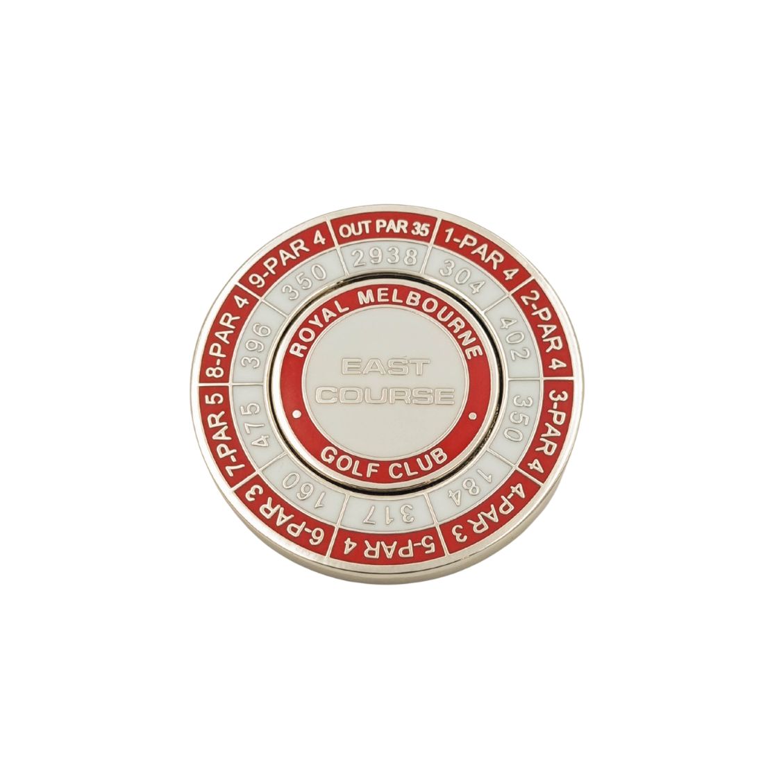 Royal Melbourne Yardage Ball Marker