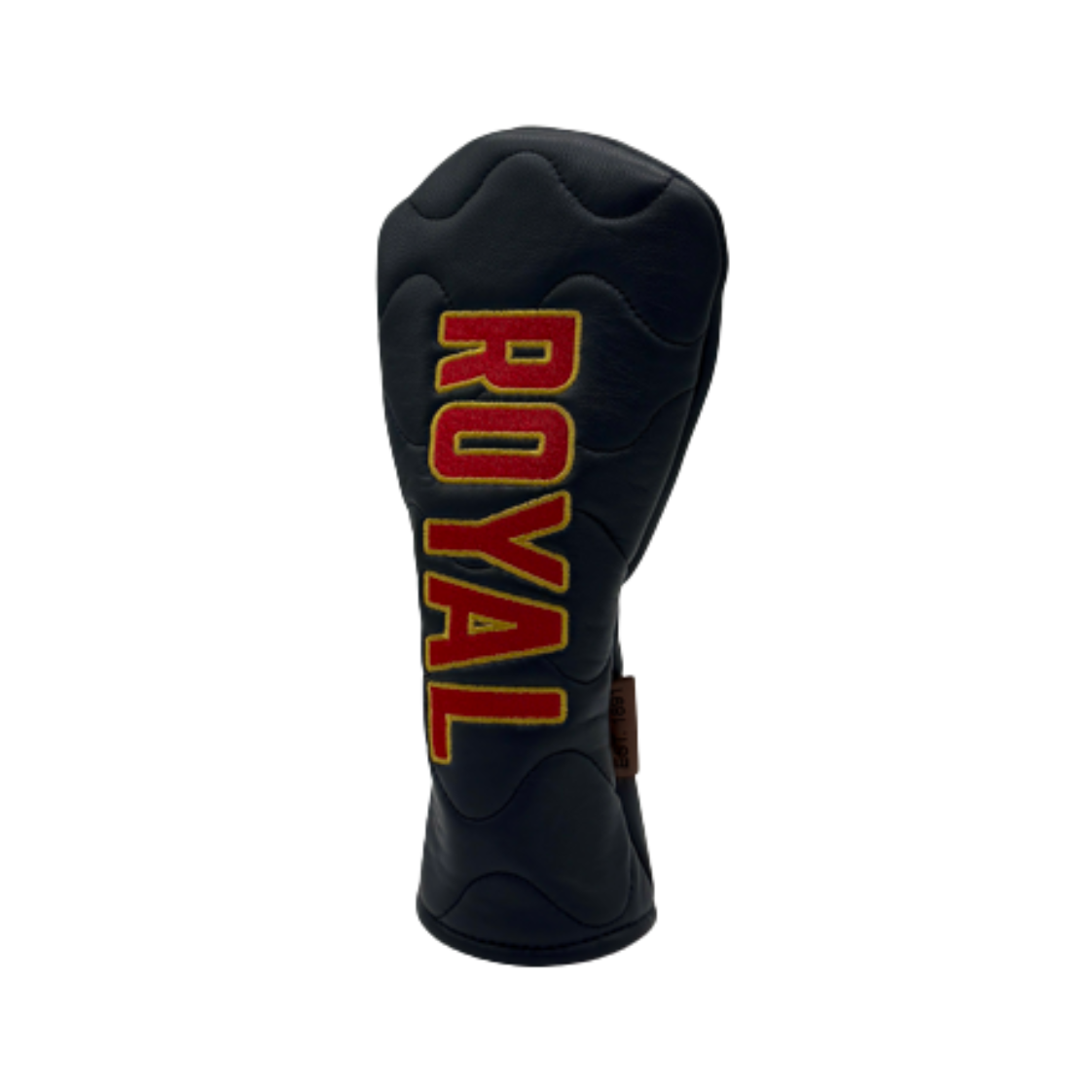 Royal Melbourne Leather Fairway Cover - Navy/Red