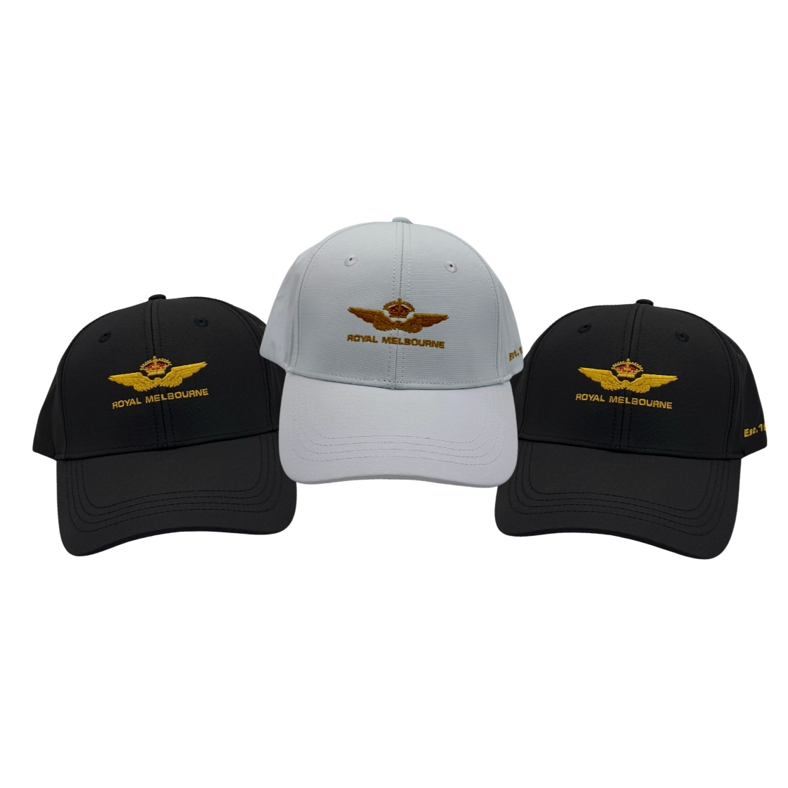 Royal Melbourne Visitor Logo Caps - 3 For 2