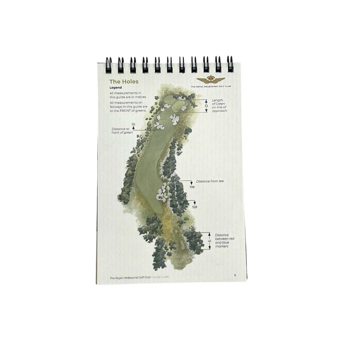 Royal Melbourne Yardage Book