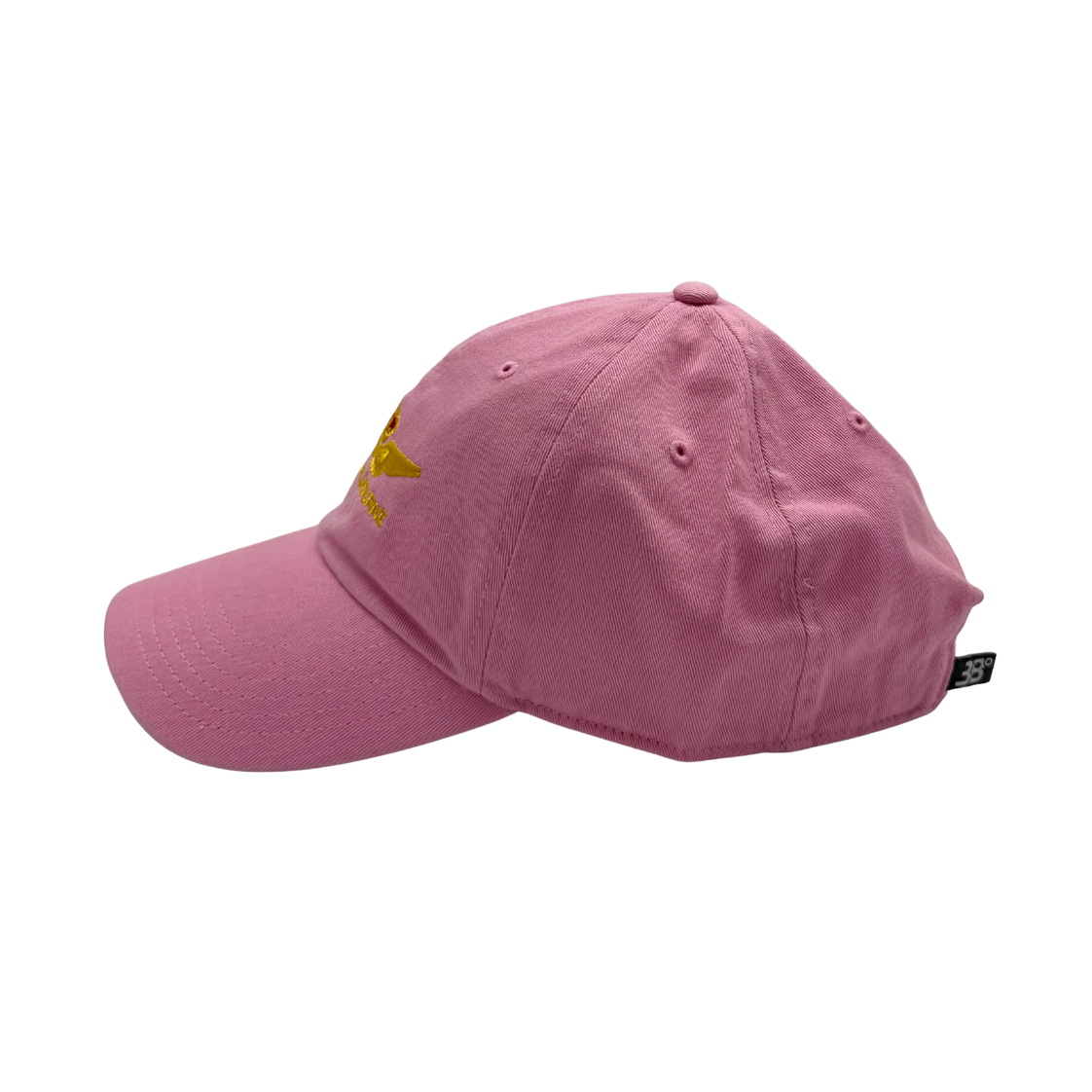 Royal Melbourne Visitors Logo Cotton Cap - Light Pink