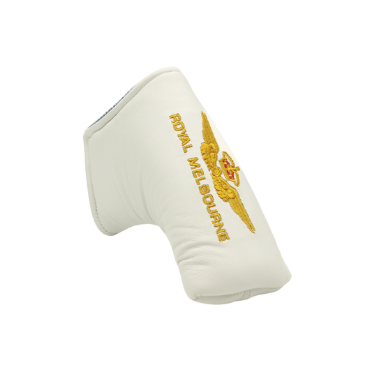Royal Melbourne Sandbelt Putter Cover - Blade - White