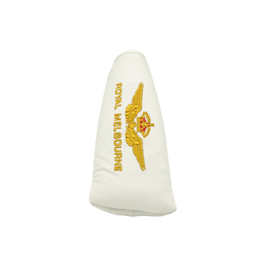 Royal Melbourne Sandbelt Putter Cover - Blade - White