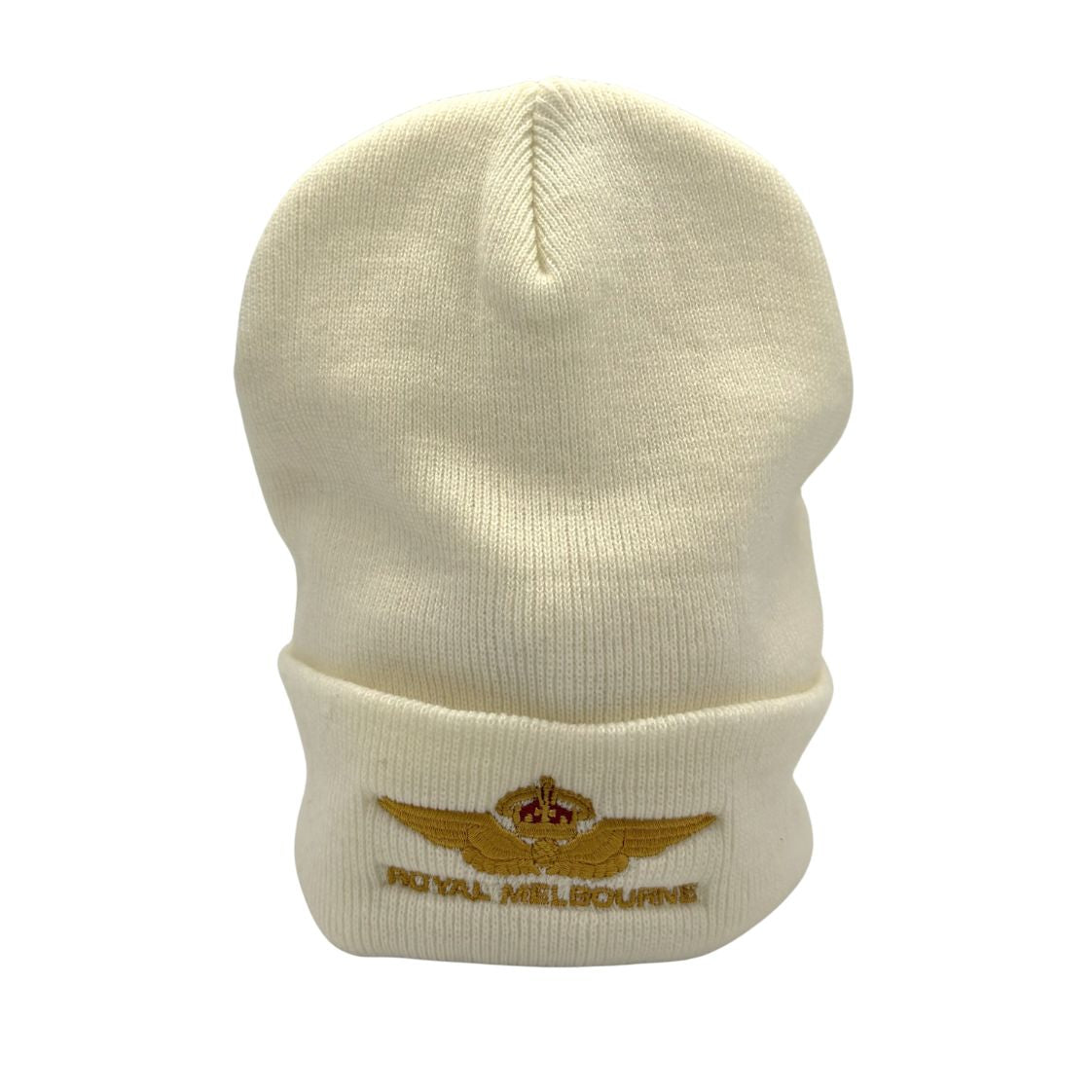 Royal Melbourne Visitor Logo Beanie - White