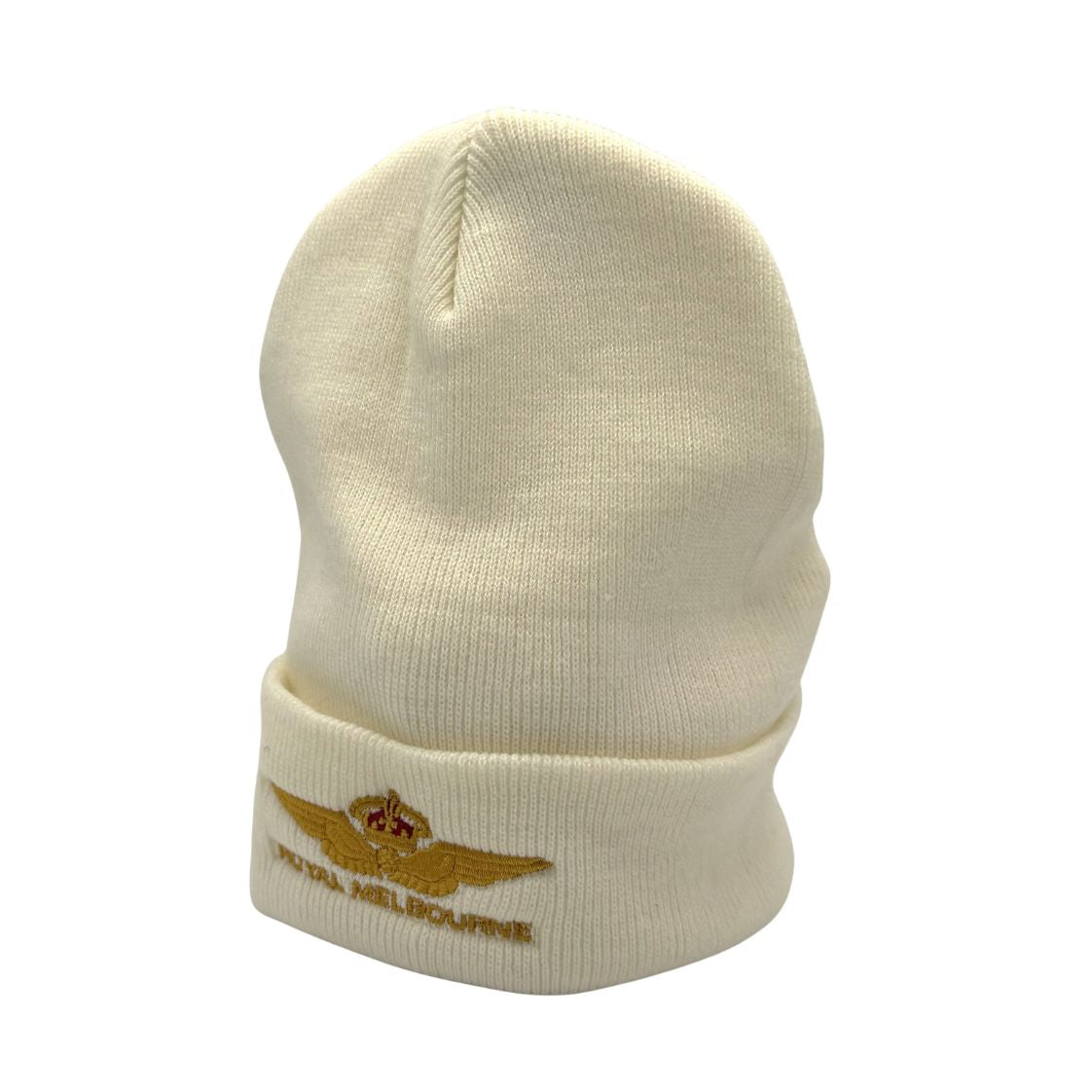 Royal Melbourne Visitor Logo Beanie - White