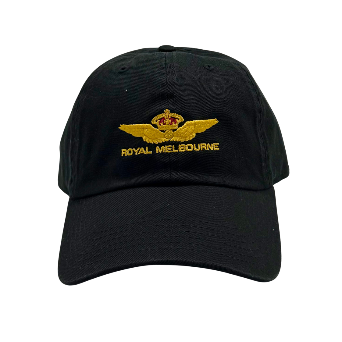 Royal Melbourne Cotton Cap - Black