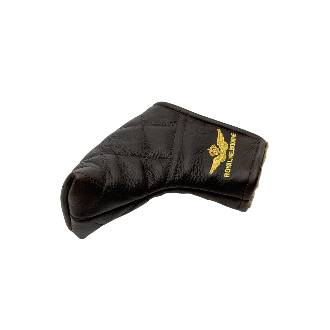 Royal Melbourne Fife Top Putter Cover - Blade - Brown