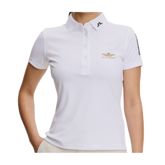 Royal Melbourne J.Lindeberg Tour Tech Polo - White