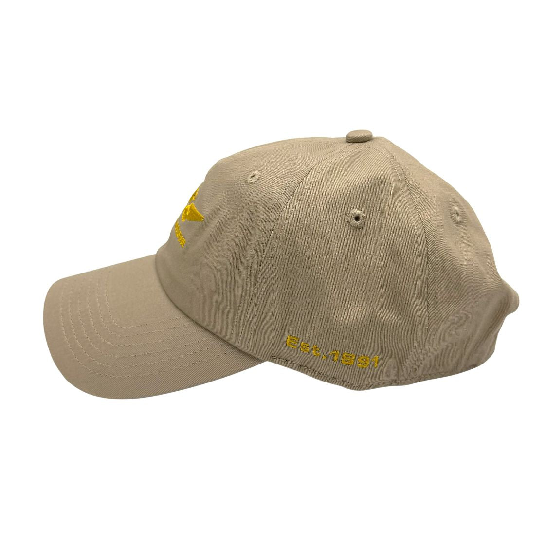 Royal Melbourne Visitors Logo Cotton Cap - Khaki