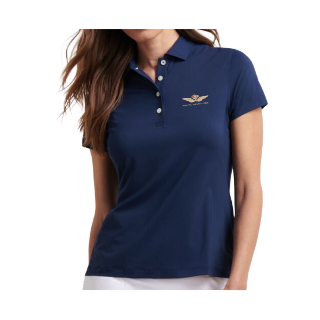 Royal Melbourne Peter Millar Polo - LE0EK4S - Navy