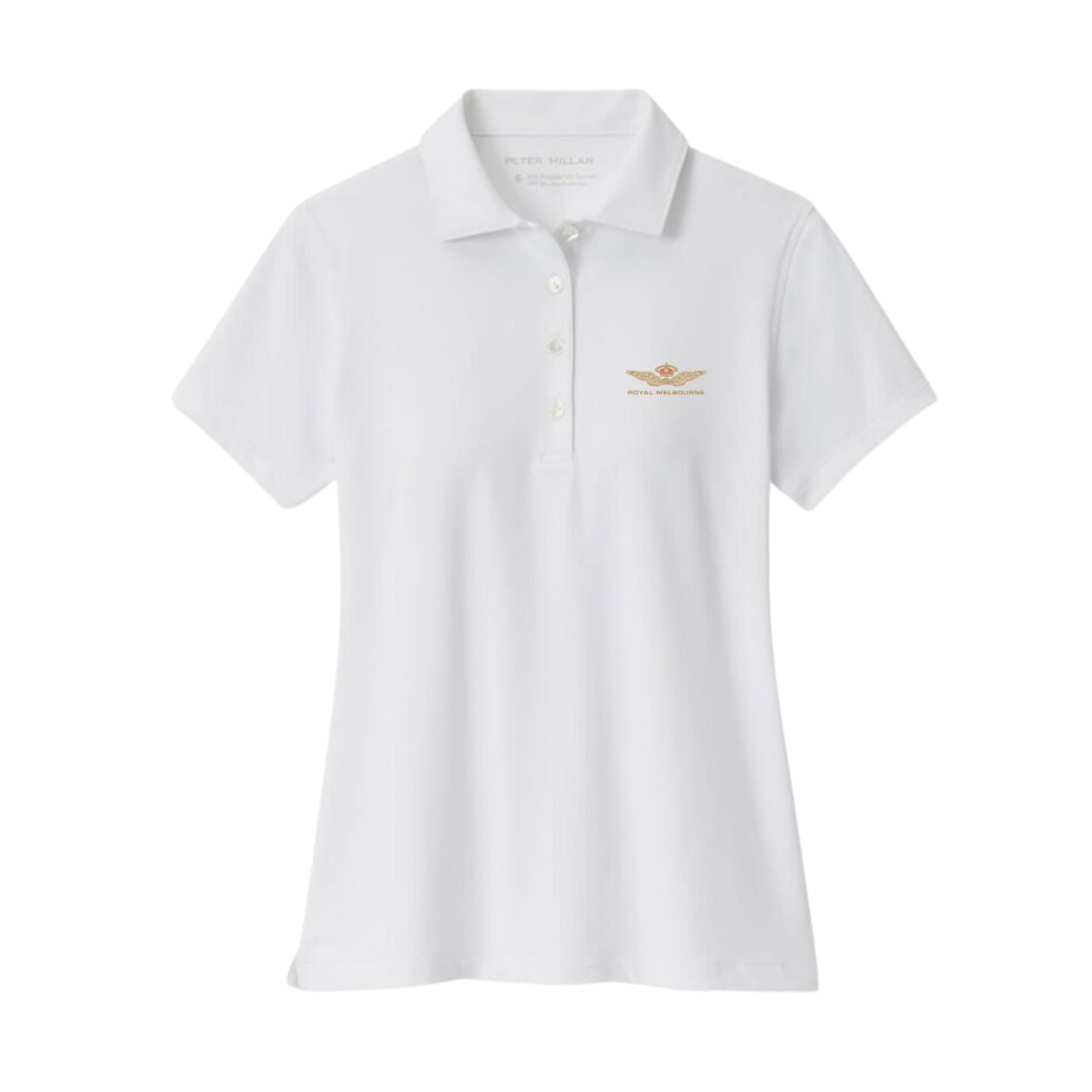 Royal Melbourne Peter Millar Polo - LE0EK04S - White