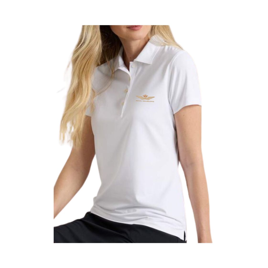 Royal Melbourne Peter Millar Polo - LE0EK04S - White