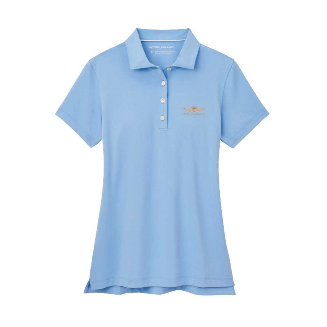 Royal Melbourne Peter Millar Polo - LE0K000090 - Cottage Blue