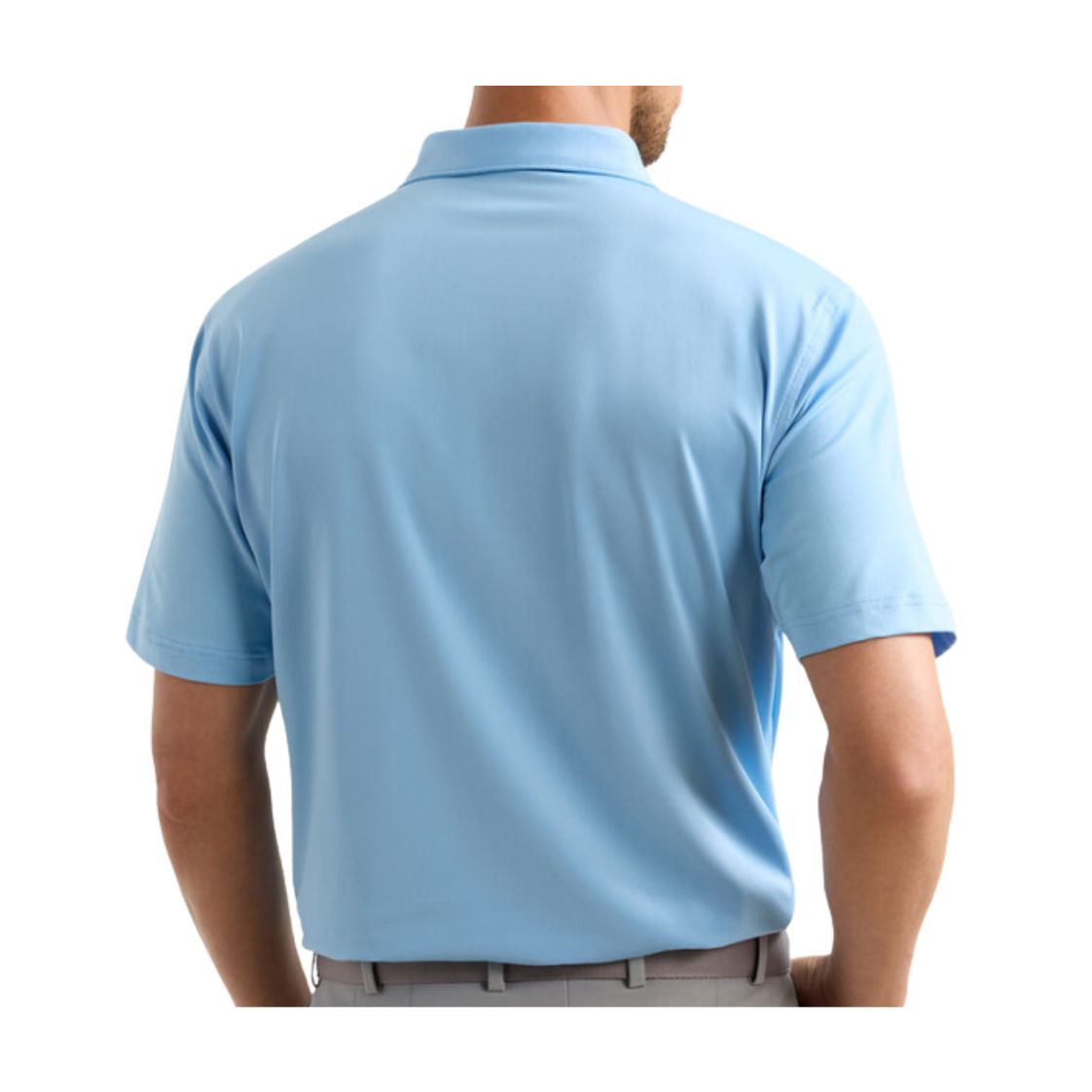 Royal Melbourne Peter Millar Polo - ME0EK01S - Cottage Blue