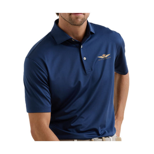 Royal Melbourne Peter Millar Polo - ME0EK01S - Navy