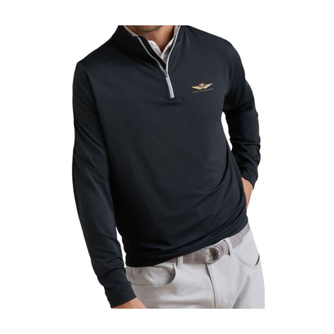 Royal Melbourne Peter Millar Pullover - ME0EK40 - Black