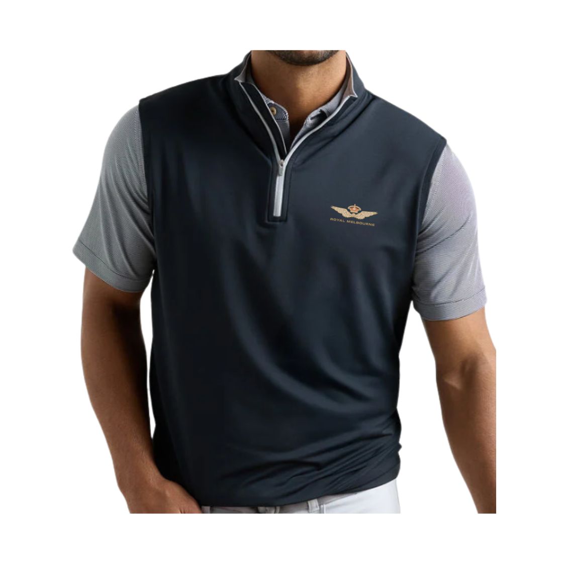 Royal Melbourne Pullover Vest - ME0EK41 - Black