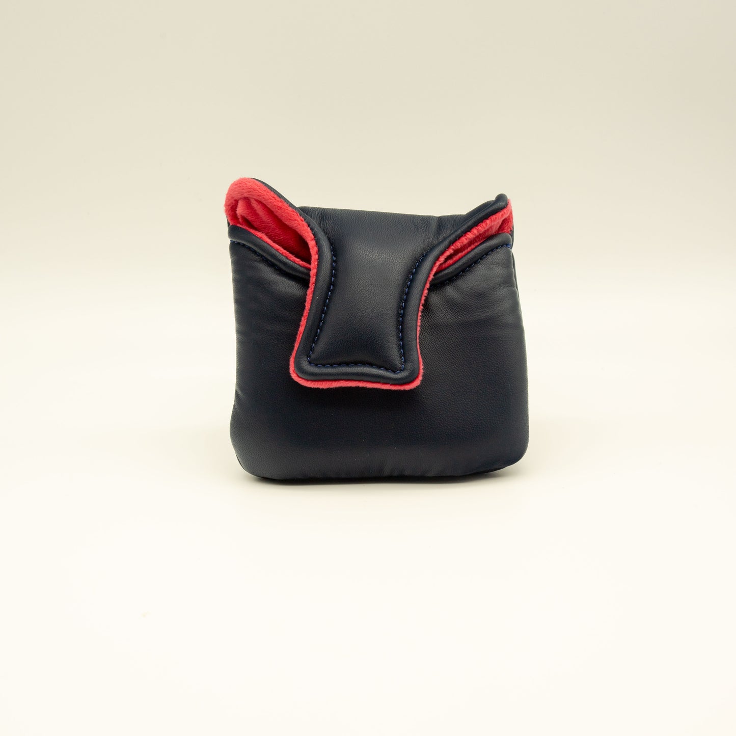 Visitor Logo Mallet Leather Putter Cover - Navy