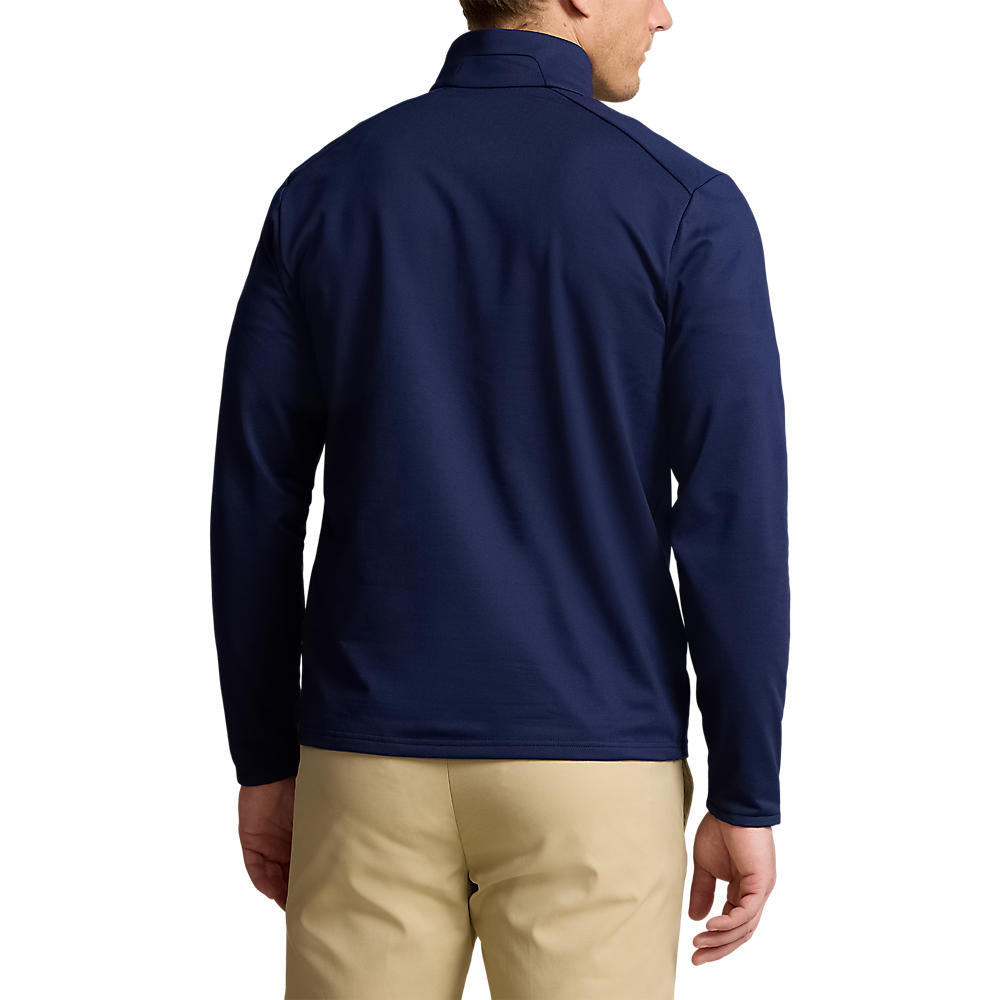 RLX Ralph Lauren Lux Perf Half Zip Royal Melbourne Embroidered Pullover - Refined Navy