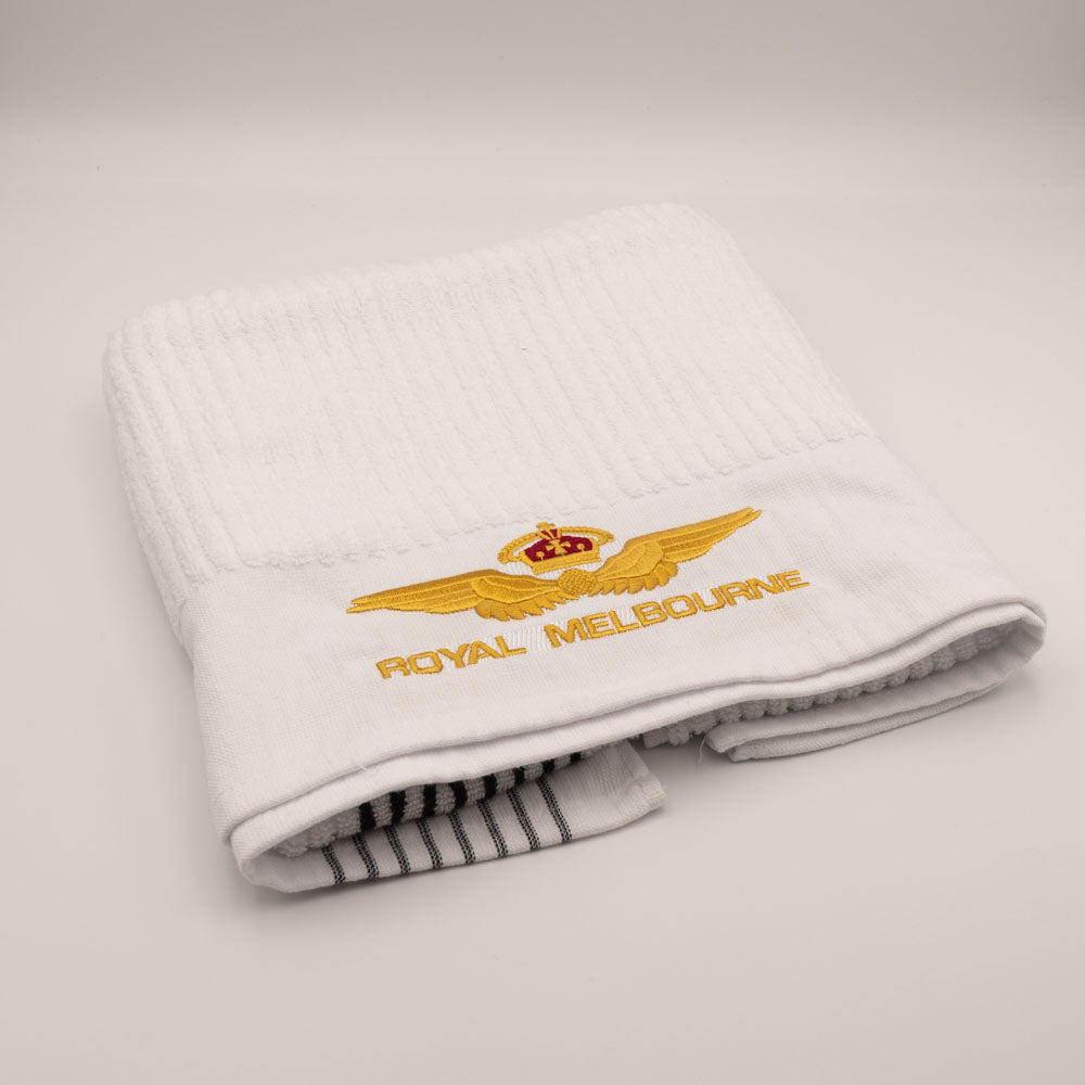 Royal Melbourne Visitor Logo Country Club Towel