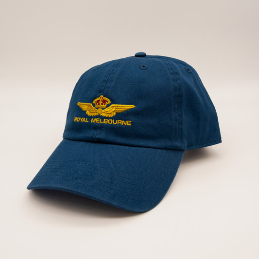 Royal Melbourne Visitors Logo Cotton Cap - Navy