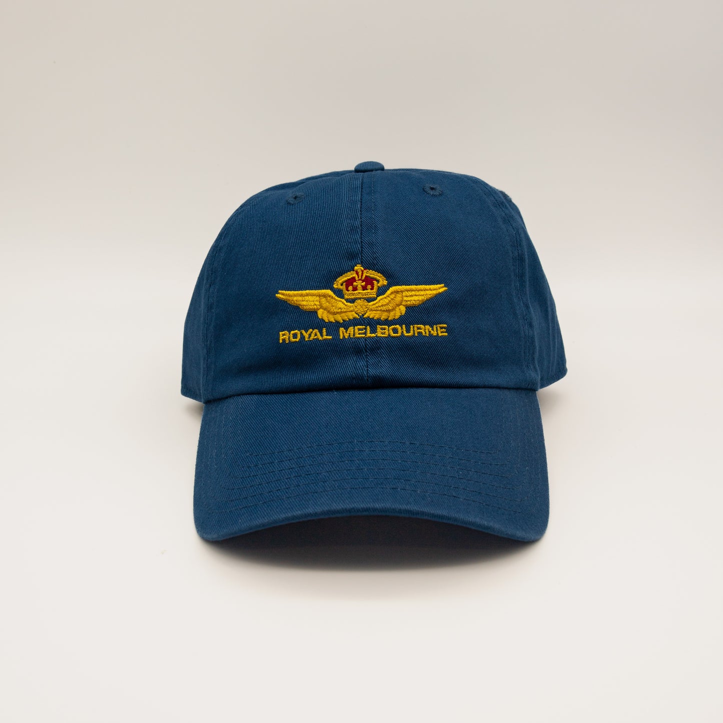 Royal Melbourne Visitors Logo Cotton Cap - Navy