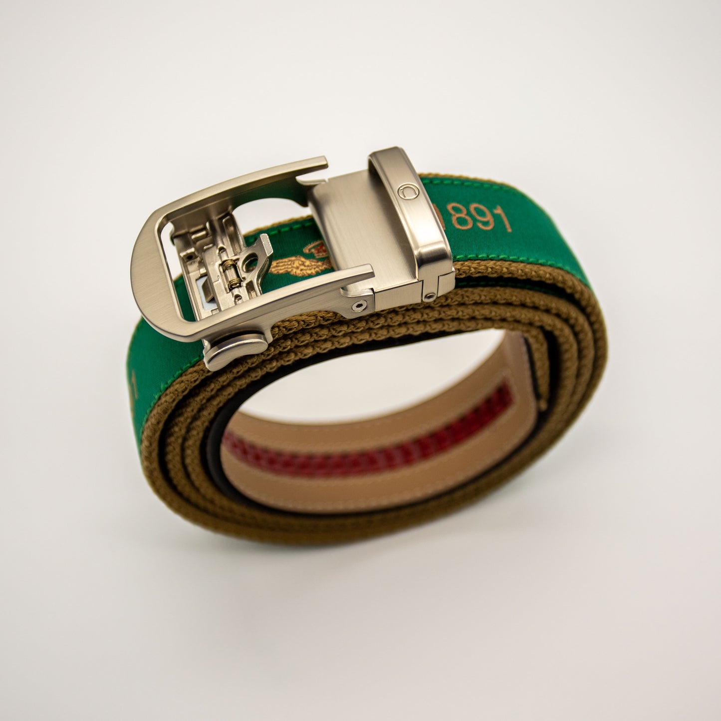 Royal Melbourne Logo Fabric Belt- Green