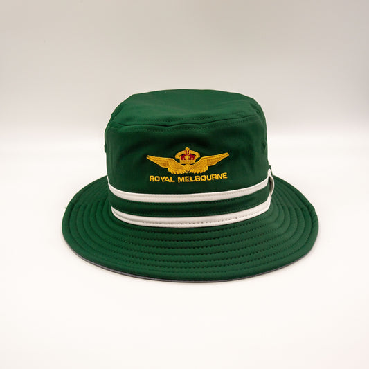 Royal Melbourne Visitors Logo Bucket Hat - Green