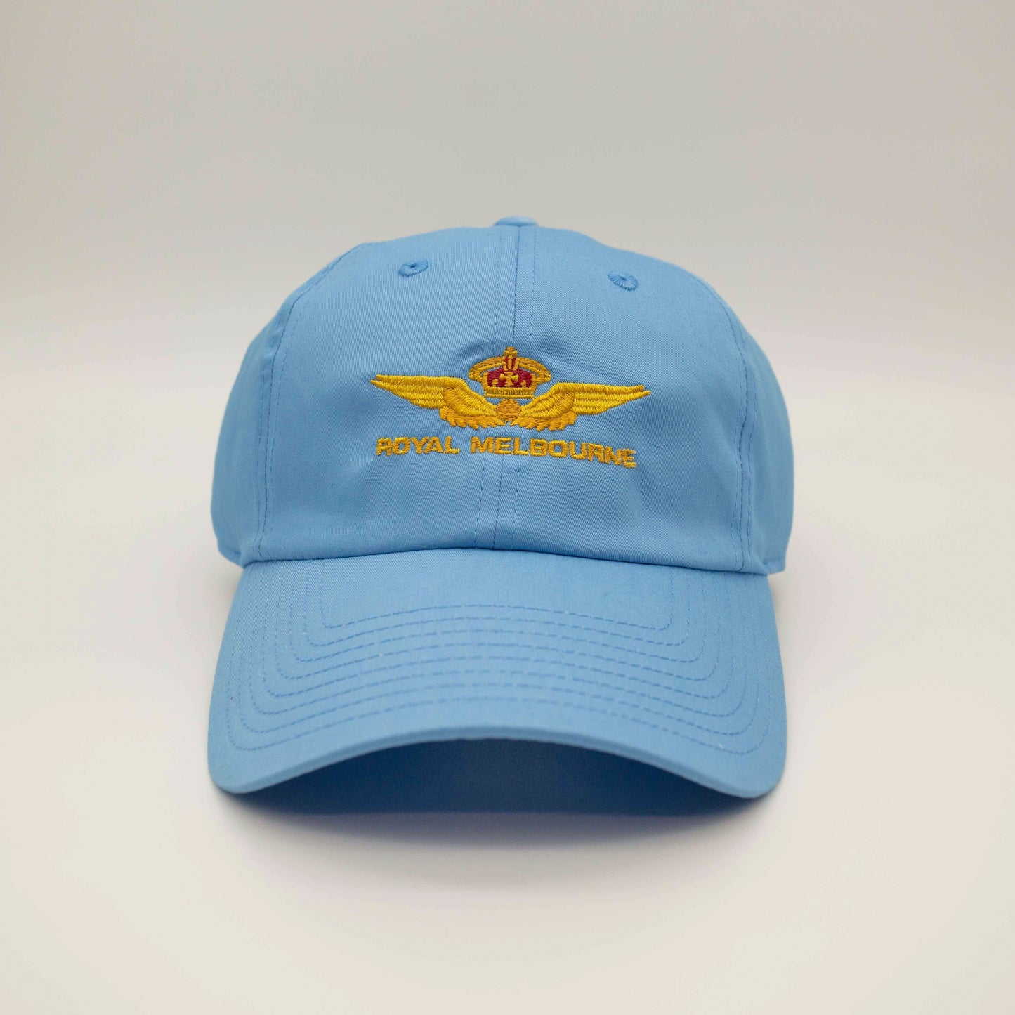 Royal Melbourne Visitors Logo Cotton Cap - Sky Blue