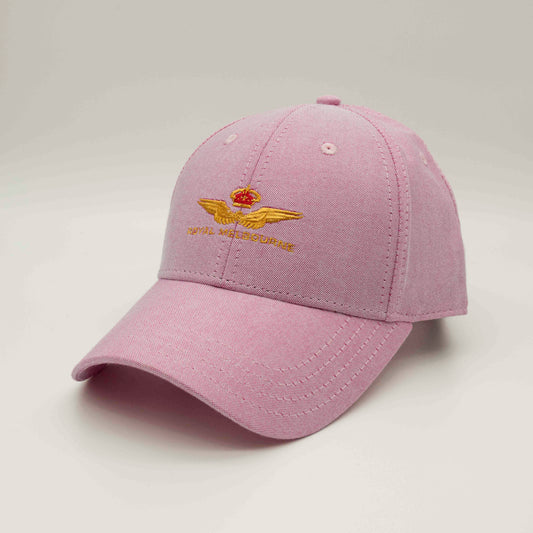 Royal Melbourne Visitors Logo Cotton Cap - Light Pink