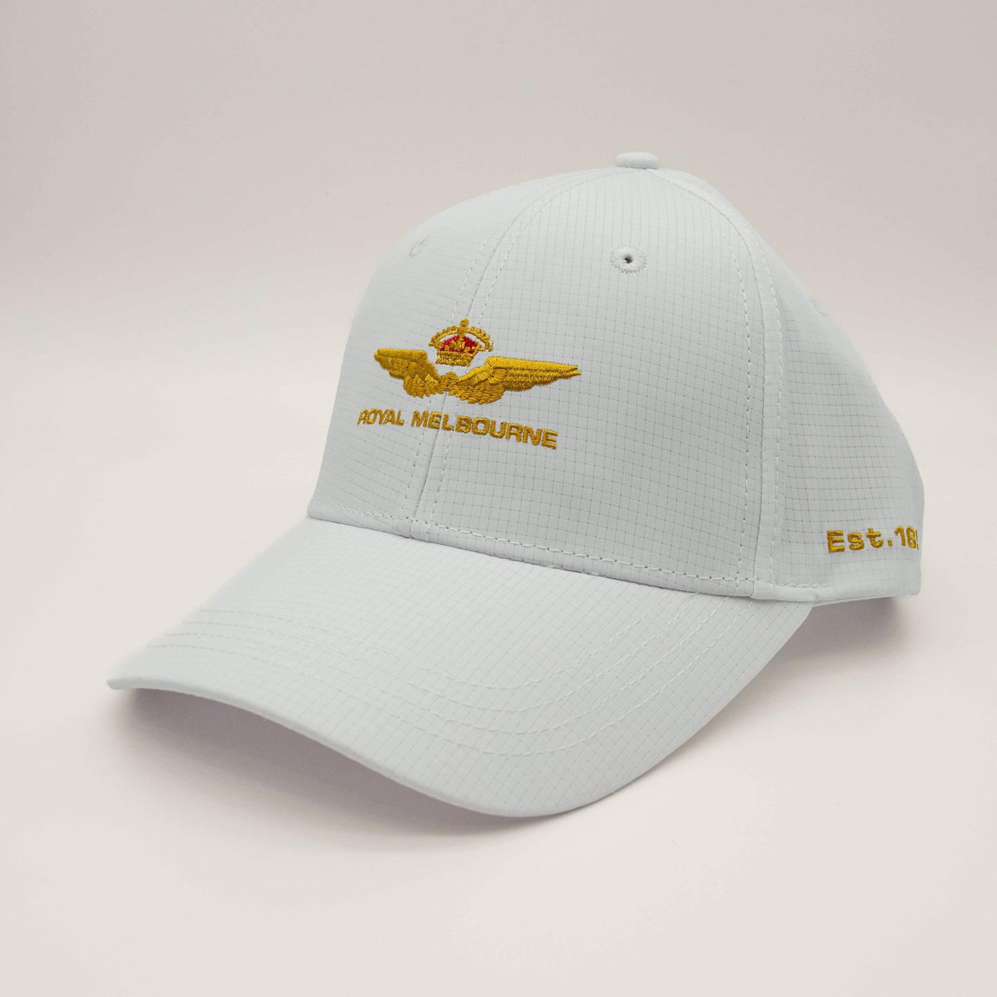 Royal Melbourne Visitors Logo Cap - White