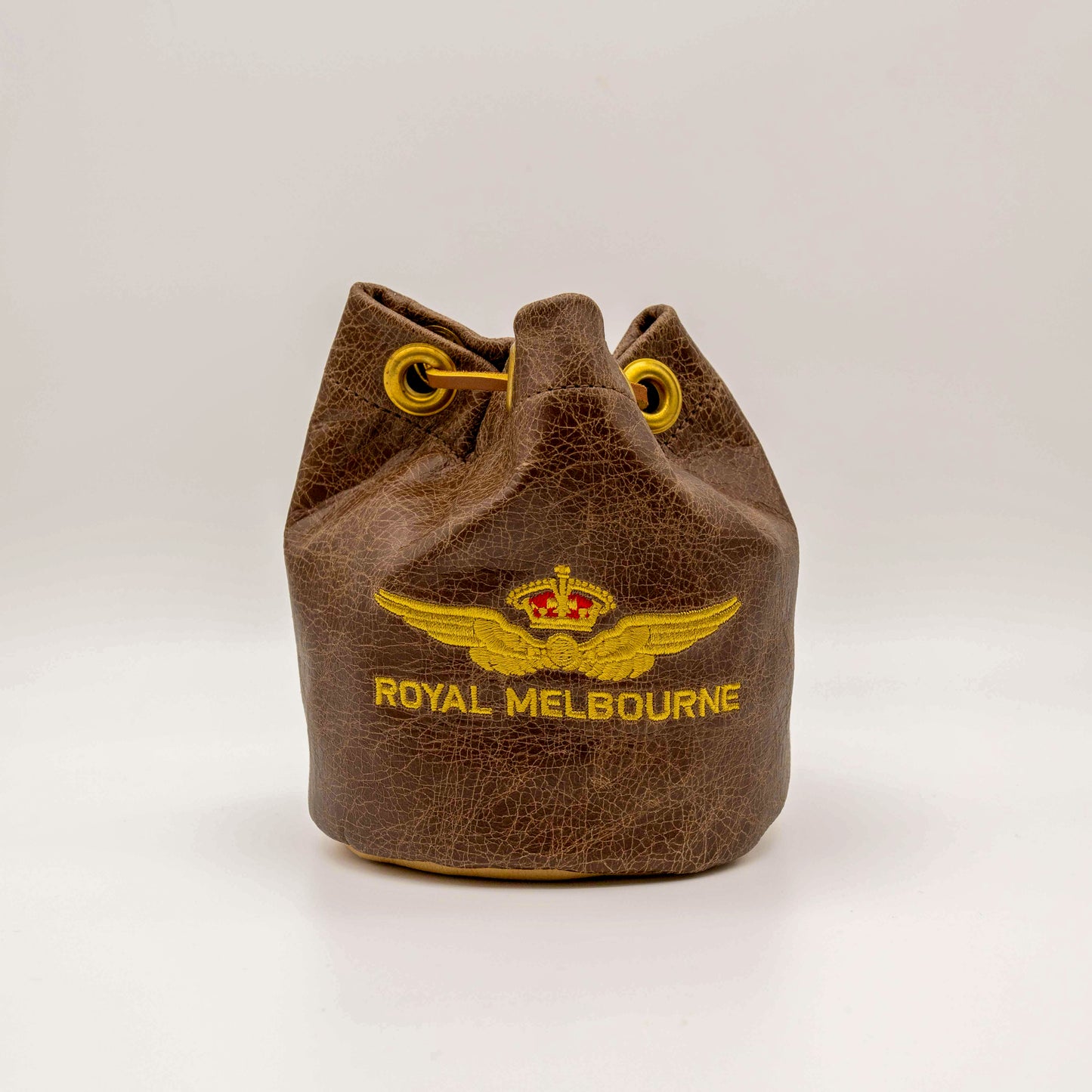 Royal Melbourne Visitor Logo Leather Tote Bag