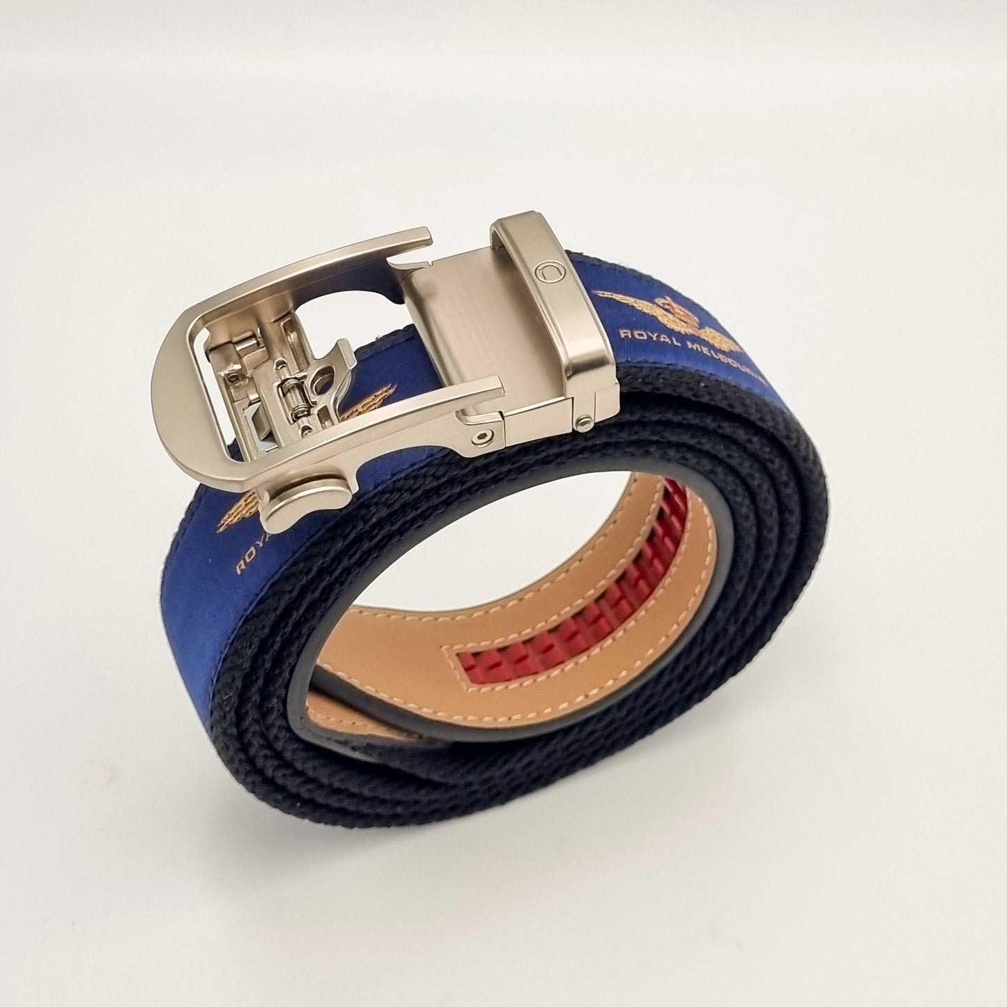 Royal Melbourne Logo Fabric Belt- Navy