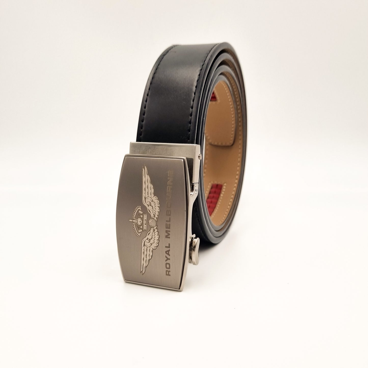 Visitors Logo Leather Belt