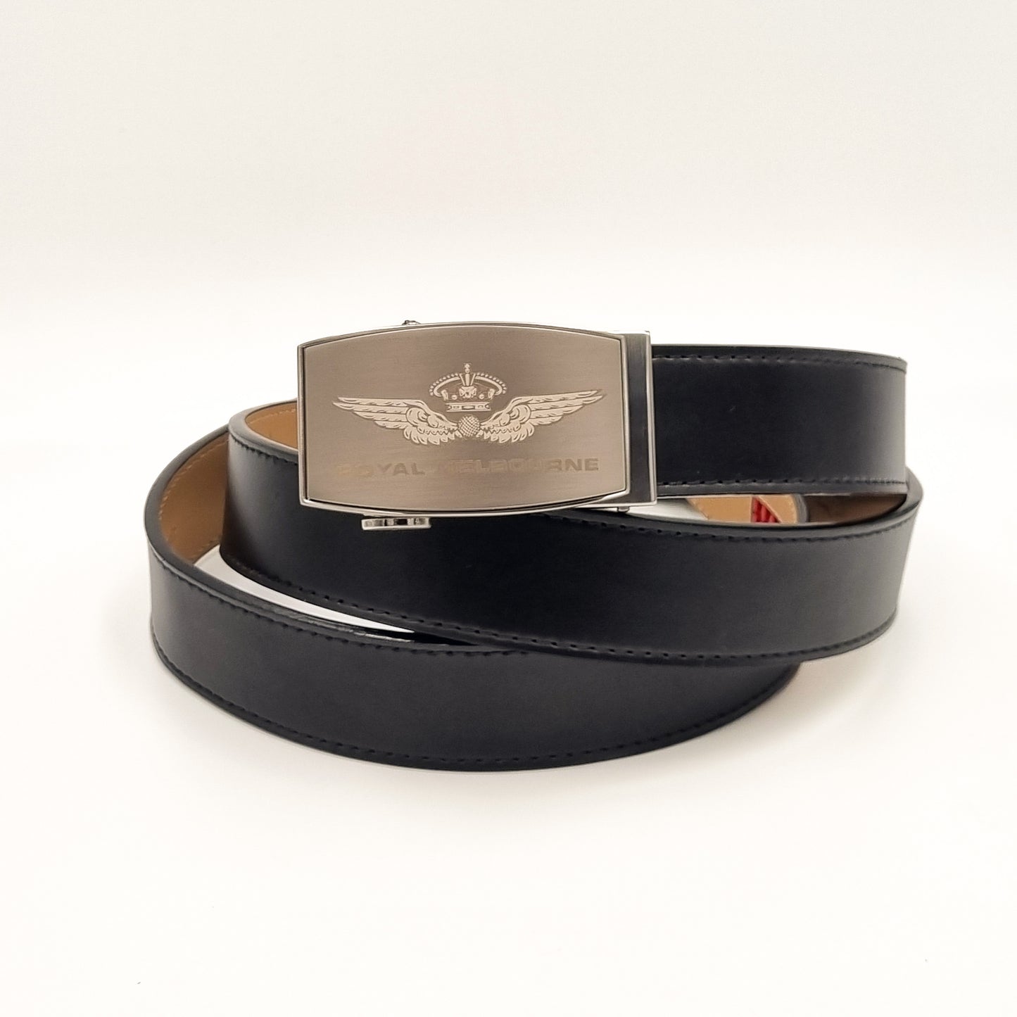 Royal Melbourne Logo Leather Belt