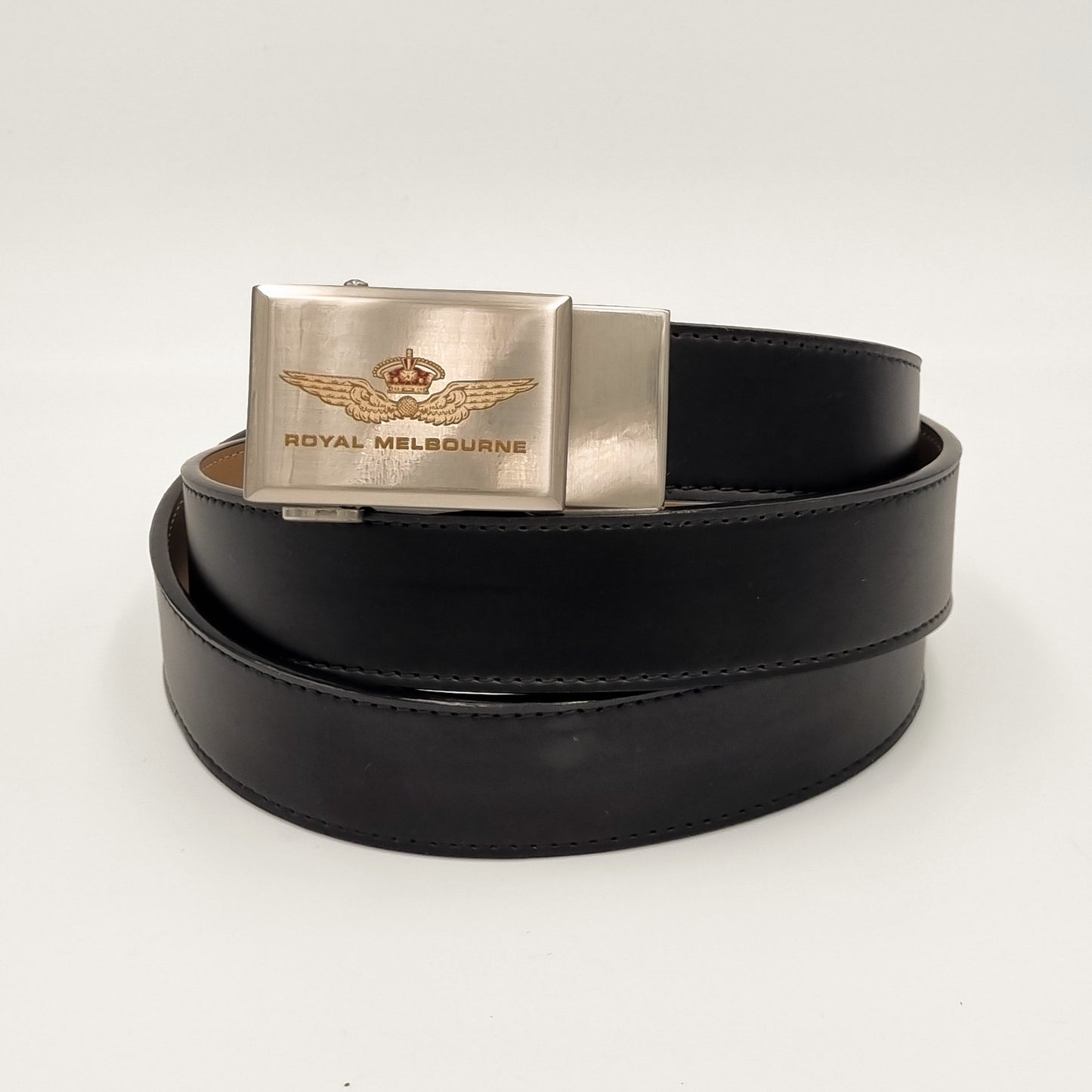Royal Melbourne Logo Leather Belt