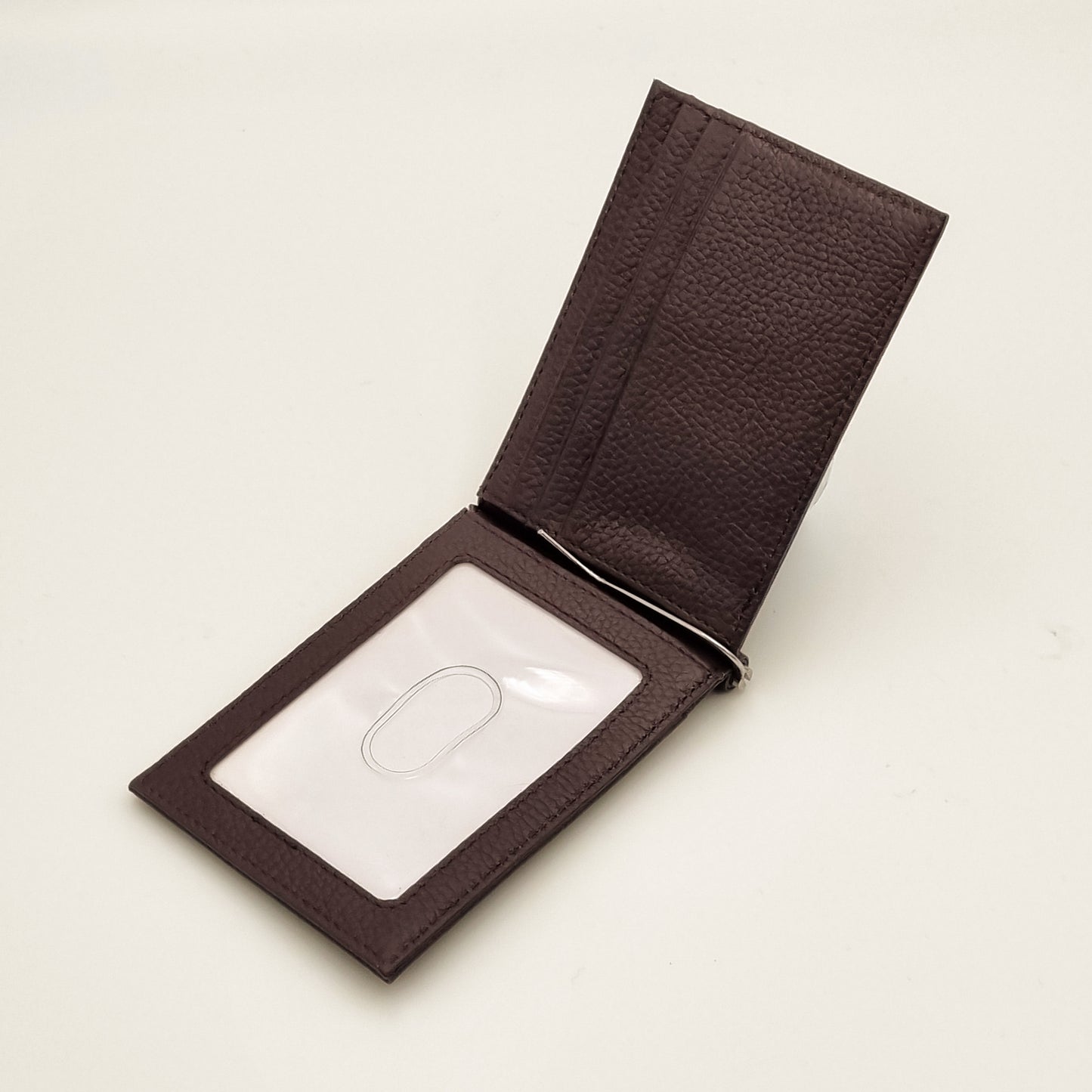 Royal Melbourne Logo Leather Money Clip