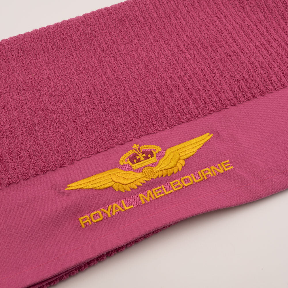 Royal Melbourne Visitor Logo Country Club Towel