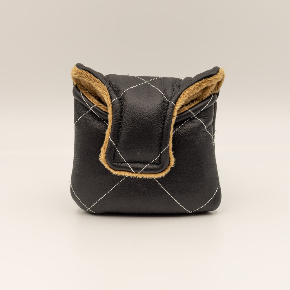 Royal Melbourne Mallet Leather Putter Cover - Black Diamond
