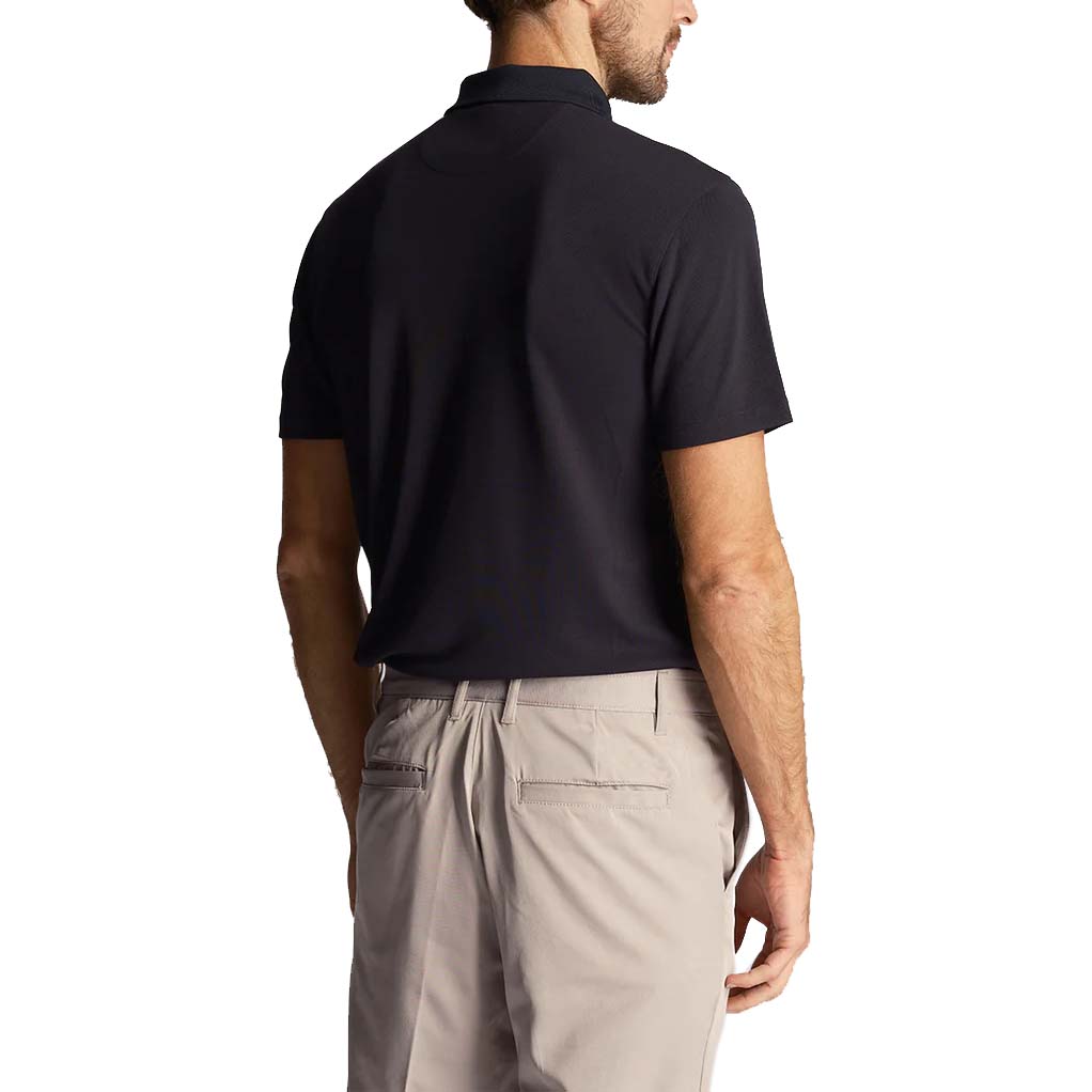 Lyle & Scott Royal Melbourne Embroidered Golf Tech Polo Shirt - Navy