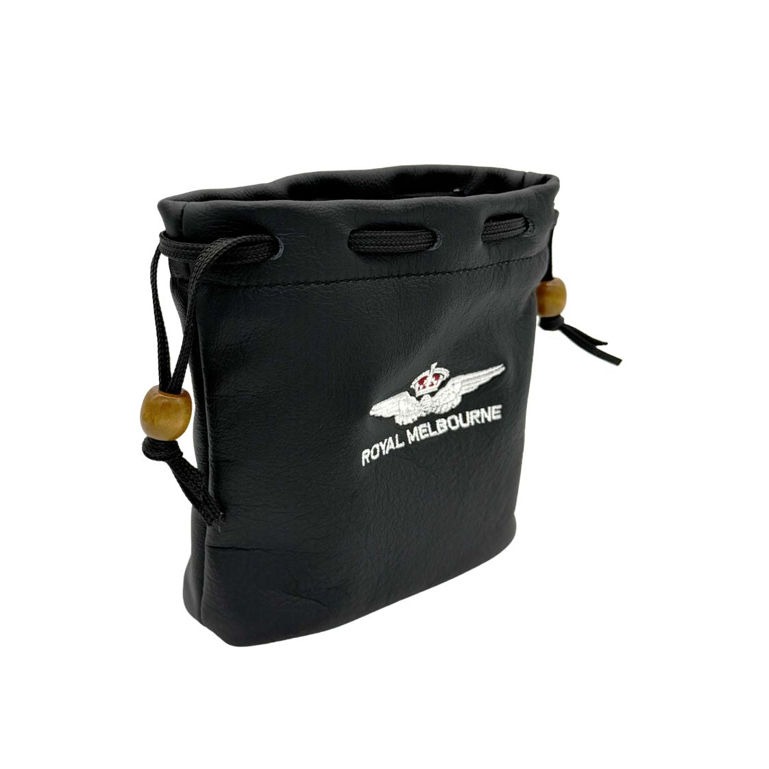Royal Melbourne Leather Tote Bag - Black/White